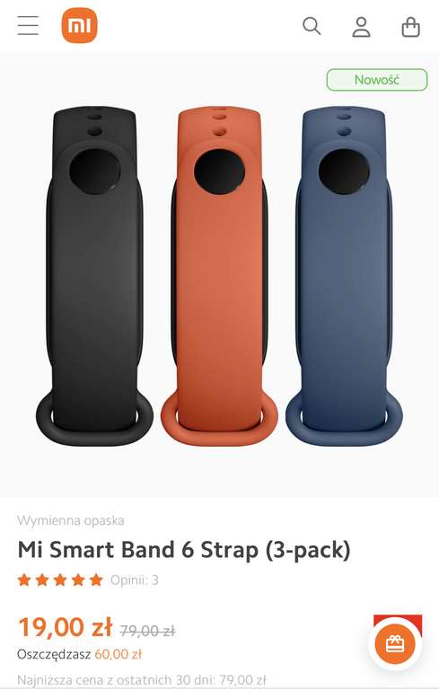 Mi Smart Band 6 Strap (3-pack)