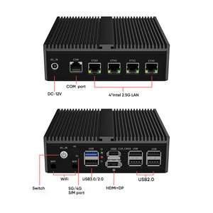 baza do własnej rozbudowy Router Mini PC N100 4x intel i226-V 2.5G