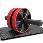 AB Roller Wheel Kółko do ćwiczeń mięśni brzucha (Kolor- czarny, czerwony)