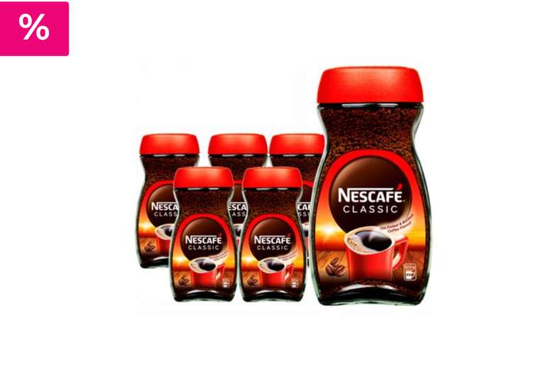 Nescafe Classic kawa rozpuszczalna słoik 6x200g