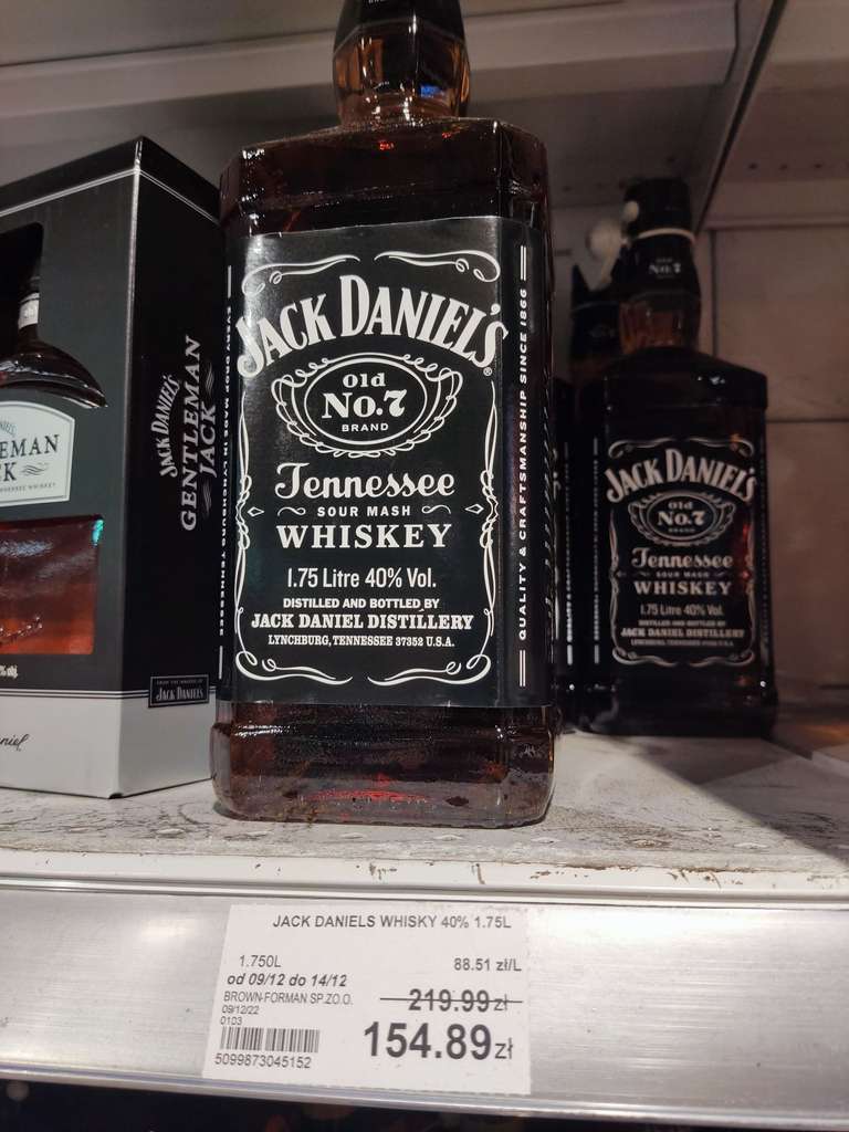 Whisky Jack Daniels 1.75l @Leclerc, Rzeszów