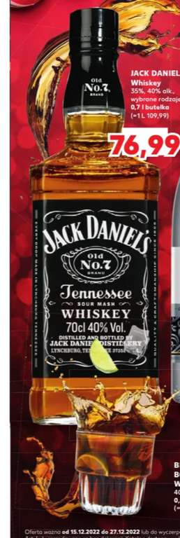 Whisky Jack Daniel's 0.7 L i inne Kaufland