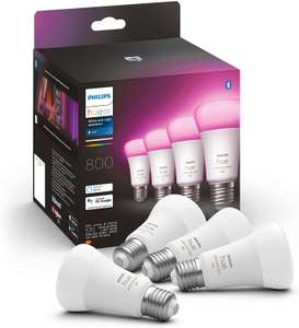 Philips Hue White and color ambiance Żarówka 4xE27 800lm | PRIME