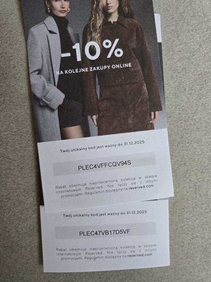 Kod rabatowy Reserved -10% - Pepper.pl