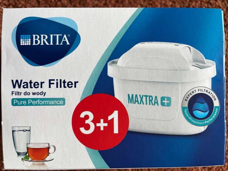 Filtr do wody BRITA Maxtra+ Pure Performancem 3+1