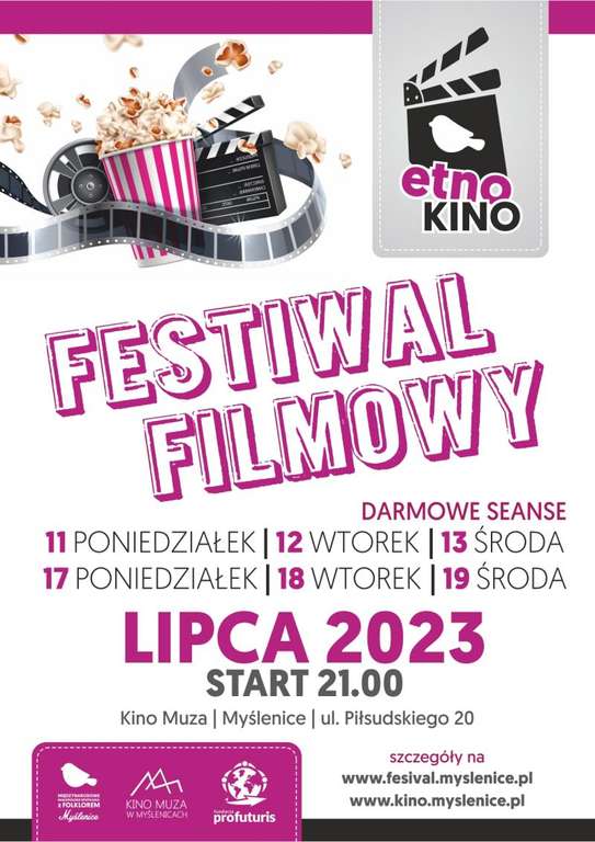 I Festiwal Filmowy EtnoKino 2023, 9 edycja Międzynarodowych Małopolskich Spotkań z Folklorem w Myślenicach >>> wstęp wolny