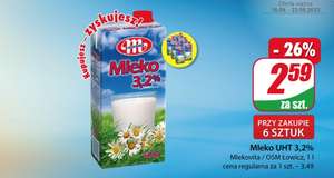 Mleko Mlekovita 3,2% 1L @Dino