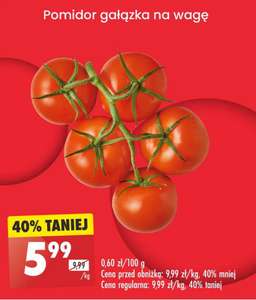 Pomidory gałązka, 1 kg - Biedronka