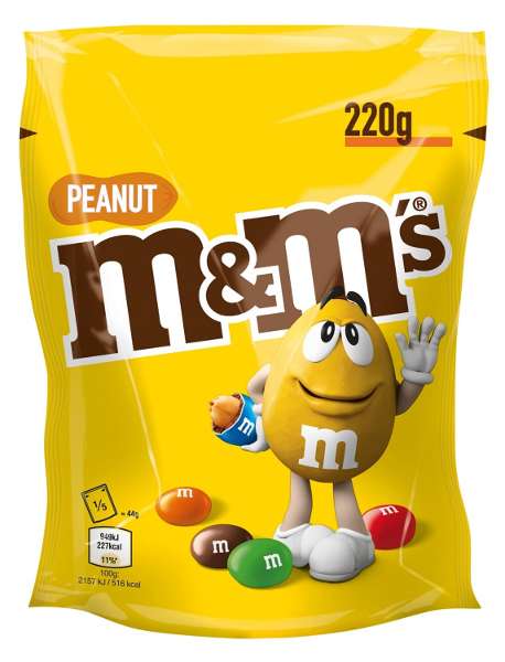 MM's Peanut orzeszki ziemne w czekoladzie, draże, cukierki, M&M's ==> link do okazji 300g za 8,99 zł w opisie