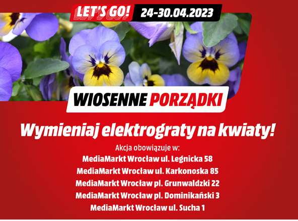 Wymień elektrograta na kwiata - Wrocław