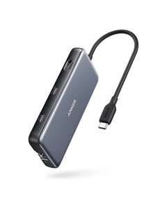 USB Hub Anker 8w1 – Ethernet, MicroSD, 4K 60Hz HDMI, USB-C €41.33