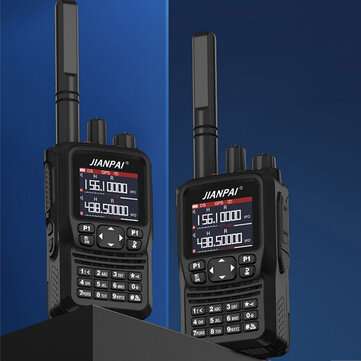 JIANPAI 8800 Plus 10W 5800mAh Krótkofalówka 16-kanałowy dwuzakresowy GPS