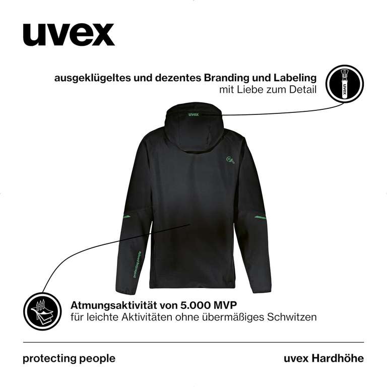 Kurtka Softshell z kapturem - Uvex Hardhöhe XL