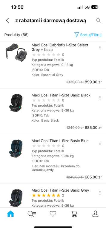 Fotelik samochodowy Maxi Cosi Titan i-Size Basic Black
