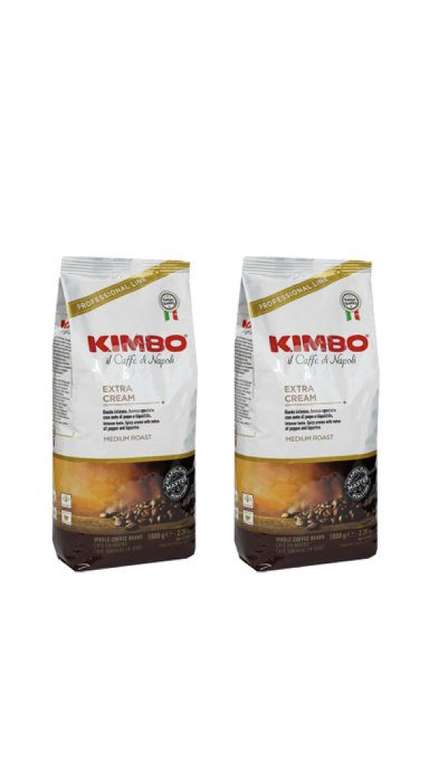 Kawa ziarnista KIMBO Extra Cream 2x1 kg, z kuponem 40zł/kg