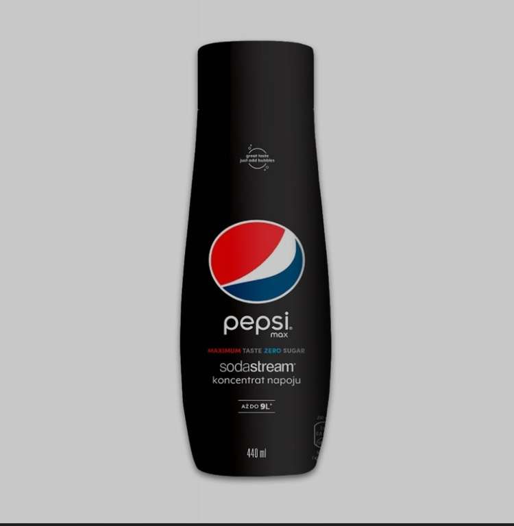 Syrop koncentrat do wody SodaStream Pepsi MAX