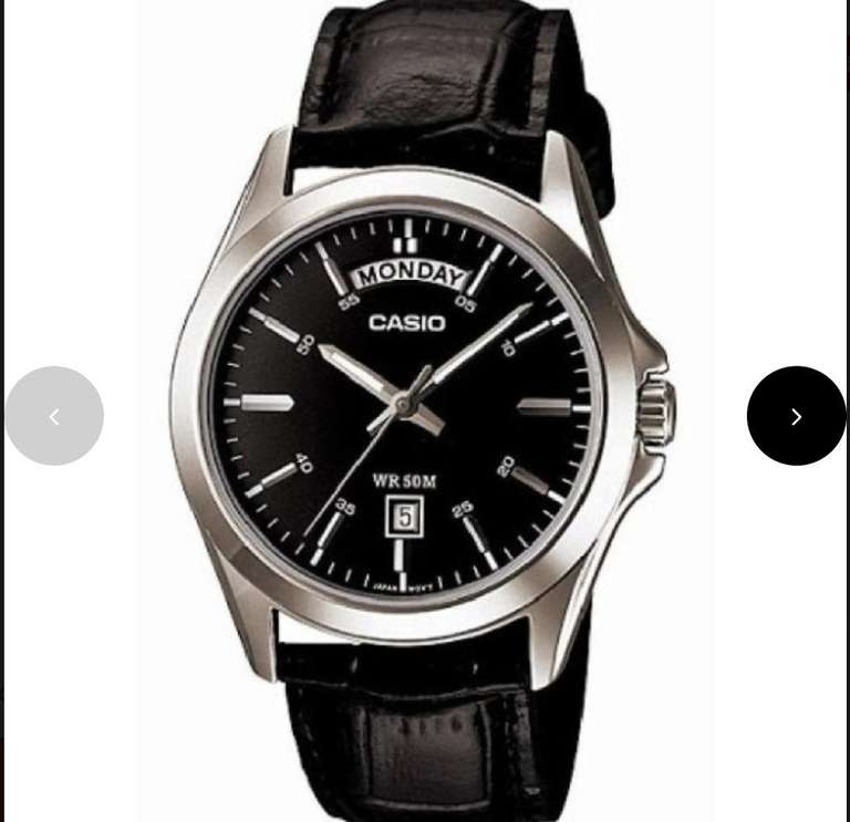Męski, klasyczny zegarek Casio - 3 rodzaje w podobnej kwocie