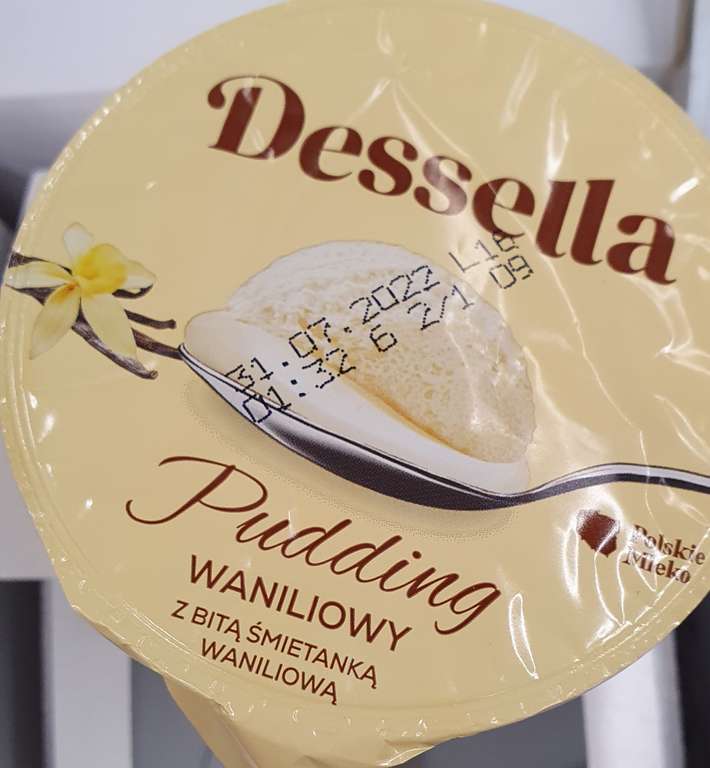 BIEDRONKA Dessella pudding z bitą śmietaną 200g