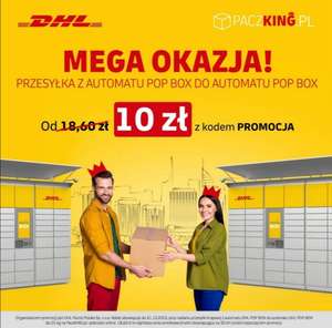 Paczka DHL do 25KG za 10 PLN (Automat - Automat) @Paczking
