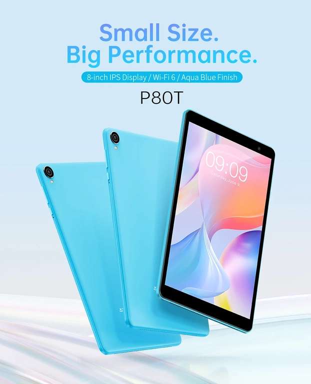 Tablet Teclast P80T 8" 1280x800, IPS, 4GB RAM, 64GB, Android 12, 38$