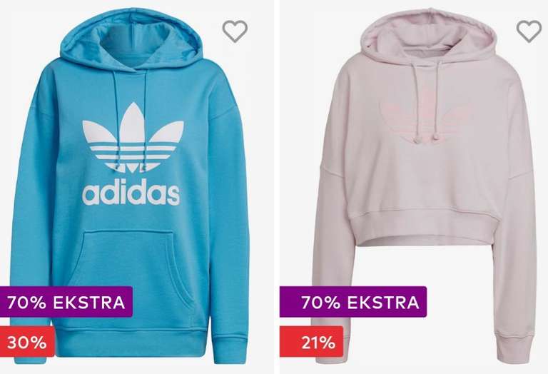 Bluzy damskie z kapturem do 66 zł • Adidas | Nike | Champion • 10 propozycji