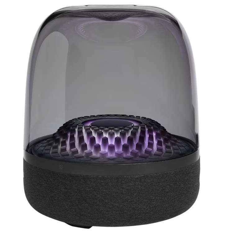 Harman Kardon Aura Studio 4 - głośnik bluetooth z dźwiękiem przestrzennym 360 stopni, mocny bass, oświetlenie led, nowy model - AMAZON