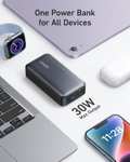 Anker Power bank 10,000mAh, 533 PowerCore with Power Delivery Technology (PD 30W max. power), Power IQ 3.0 (Czarny)