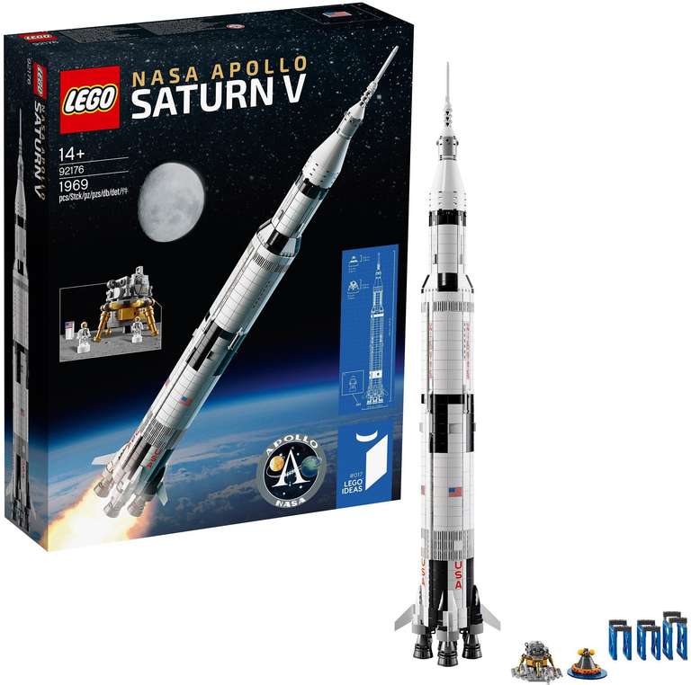 LEGO Nasa Apollo Saturn V 92176 + gratis 40463 Zajaczek Wielkanocny
