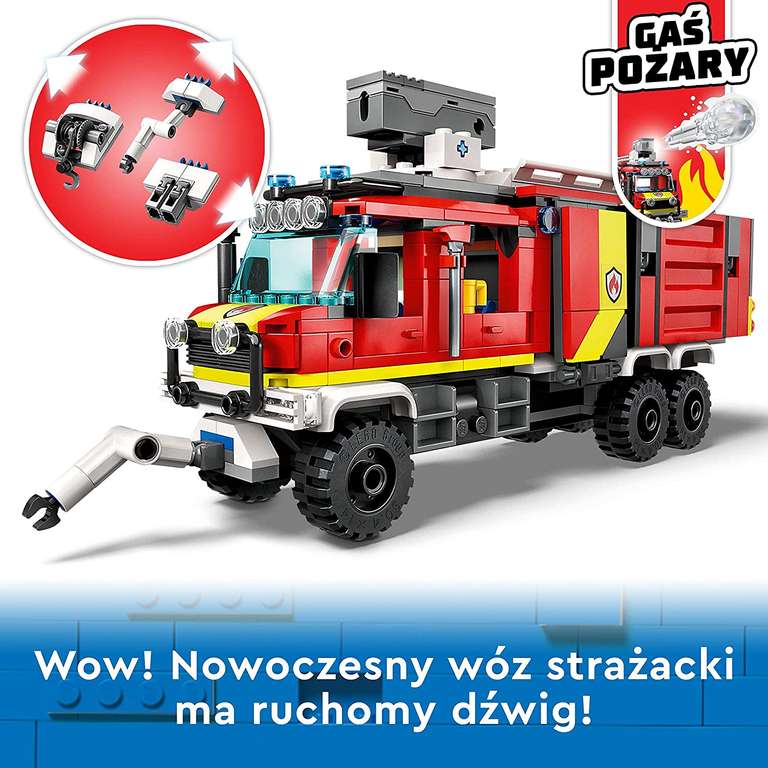 LEGO 60374 City - Terenowy pojazd straży pożarnej