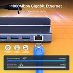 NOVOO 6-in-1 - stacja dokująca do Steam Deck | HDMI 2.0 4K@60Hz, 1Gbps RJ45 Ethernet, 3 USB 3.0,100W PD @Amazon.es