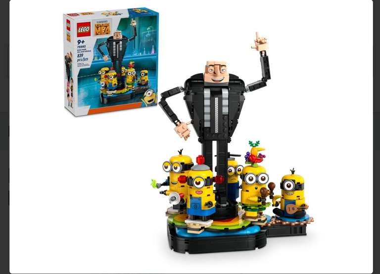 LEGO Minions 75582 - Gru i minionki z klocków