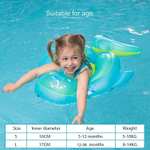 Koło do pływania dla niemowląt, małych dzieci, rozmiar S (3-12 miesiące) + pompka