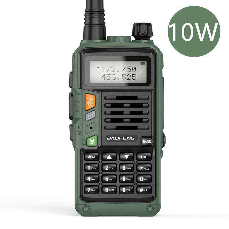 BAOFENG UV-S9 Plus krótkofalówka zielona Walkie Talkie UHF VHF 10W US $20.38