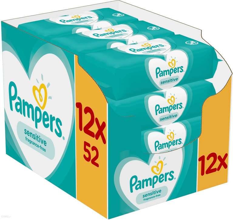 Pampers sensitive 12x52 MWZ 100 @Auchan