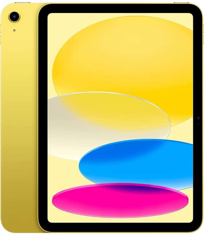 2022 Apple iPad 10,9 cala 10. generacji – 64 GB – Wi-Fi żółty/srebrny/niebieski/różowy [ 474,95 € ] + wysyłka [ 8,90 €]