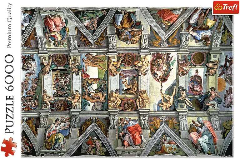 Trefl Sklepienie Kaplicy Sykstyńskiej Puzzle 6000 Elementów