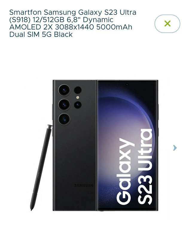 Smartfon Samsung Galaxy S23 Ultra (S918) 12/512GB