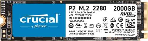 Dysk SSD m.2 2TB Crucial P2 €159