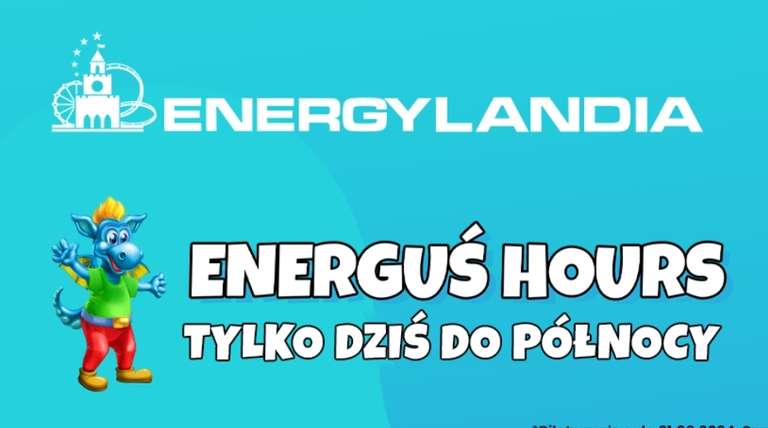 Energylandia - Bilety do 40 zł taniej (ulgowy 119 zł)