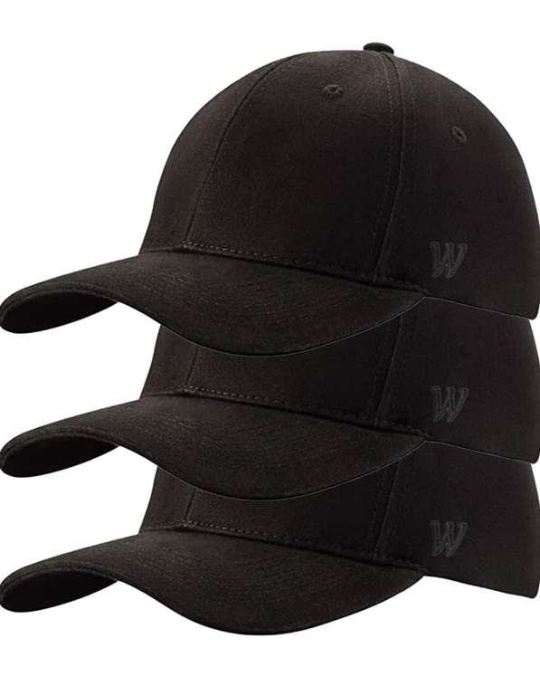 Bawełniana czapka z daszkiem 3 sztuki.