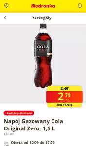Cola Original Zero 1,5L