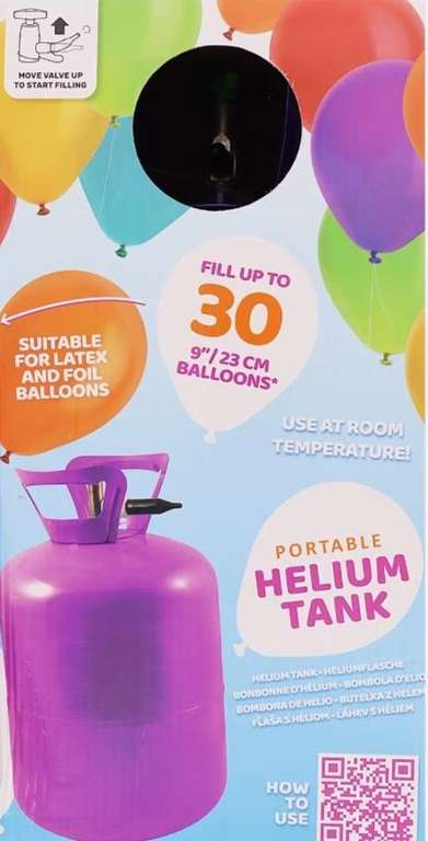 Zbiornik z helem do 30 balonów @Action