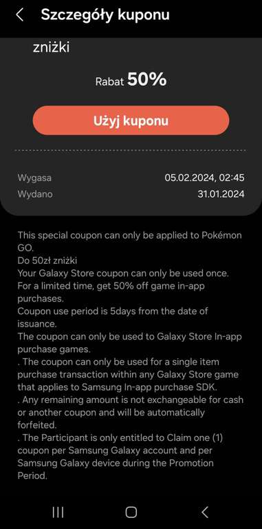 50% zniżki do Pokemon GO od Samsunga [GALAXY STORE]