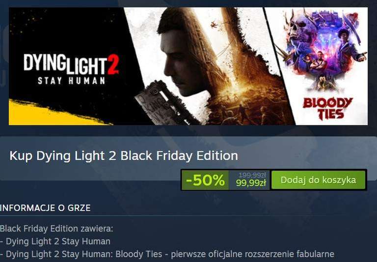 Dying Light 2 Stay Human - Black Friday Edition