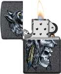 Zippo Wolf Skull Feather Design 29863 - zapalniczka sztormowa (lub TAPE 60002021 )