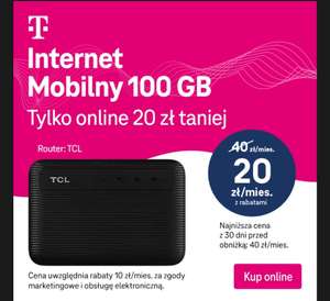 Internet Mobilny 100gb - T-mobile