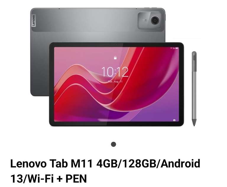 Tablet Lenovo Tab M11 4GB/128GB/Wi-Fi + PEN