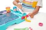 Przenośne studio wyobraźni Play-Doh, zestaw zawierający ponad 30 narzędzi i 10 pojemników ciastoliny