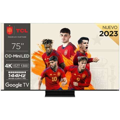 Telewizor TV TCL 75C805 QD-Mini LED 75" QLED 4K 144Hz Google TV