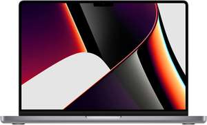 Apple MacBook Pro 2021 (14-calowy, Czip Apple M1 Pro z 8-rdzeniowym CPU i 14-rdzeniowym GPU, 16 GB RAM, 512 GB SSD) - gwiezdna szarość